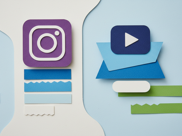 Instagram and YouTube