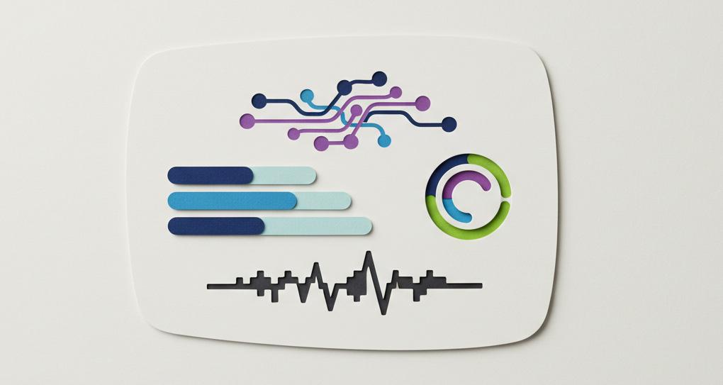 abstract paper cutout